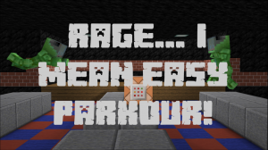 İndir RAGE, I mean easy parkour için Minecraft 1.9.3